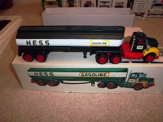 1968-1969 Hess Tanker Truck Hess Holiday Toys