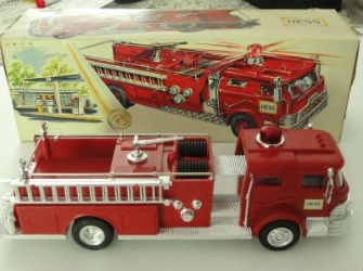 1970 Hess Toy Fire Truck Hess Holiday Toys