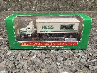 2006 Hess Mini 18-Wheeler & Racer: The Miniature Transport Duo The Minis