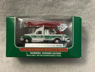 2007 Hess Mini Rescue Truck: The Mini Firefighter The Minis