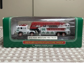 2010 Hess Miniature Fire Truck The Minis