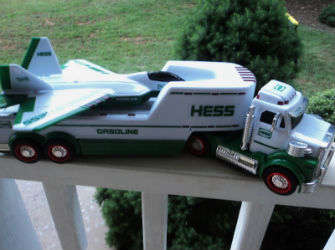 2010 Hess Toy Truck and Jet Hess Holiday Toys