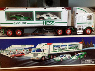 1997 1997 Hess Toy Truck and Racers