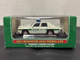 2003 2003 Hess Miniature Patrol Car: The Mini Law Enforcement