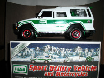 2004 2004 Hess Sport Utility Vehicle and Motorcycles