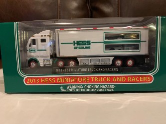 2013 2013 Hess Mini 18-Wheeler and Racecars: Miniature Hauler